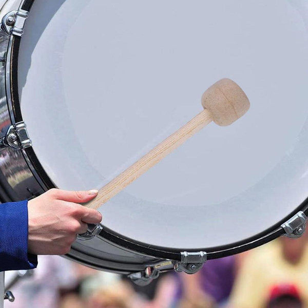 2Pcs Felt Drumsticks Gong Mallets Soft Hammer Accessories Percussion Tools Percussion Accessories