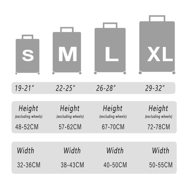 Thickened High Stretch Suitcase Dust Proof Luggage Protector Travel Case Cover Blue 20Inches Other Travel Accessories