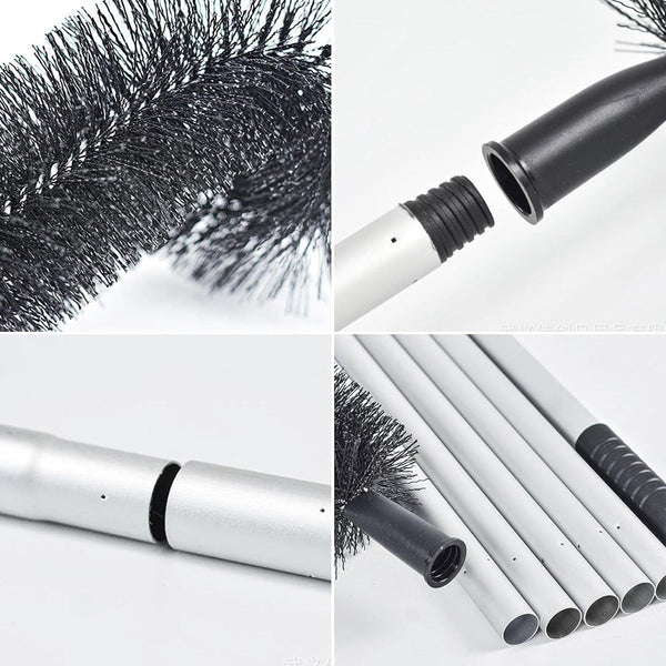 Gutter Cleaning Brush Roofing Tool With Pole 208Cm For Long Splicing Cleaning Brushes