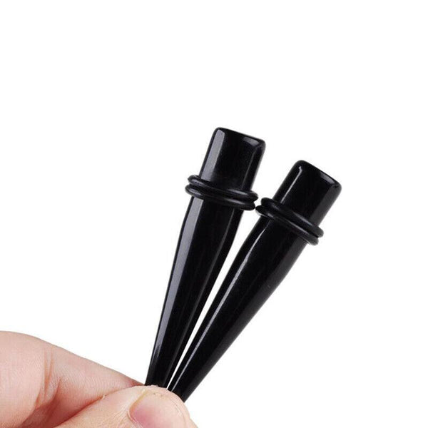 36Pcs Ear Stretching Kit Plug Set Taper Stretcher Expander Tapers Au Earrings