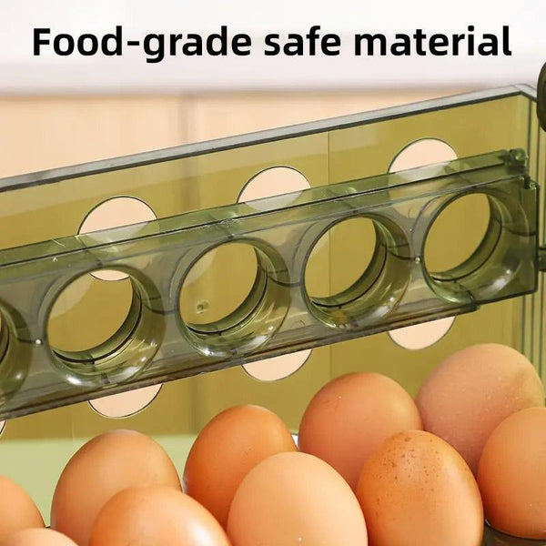 Refrigerator Egg Organizer Side Door Storage Tray Carton Holder Kitchen Box Other Kitchen Storage
