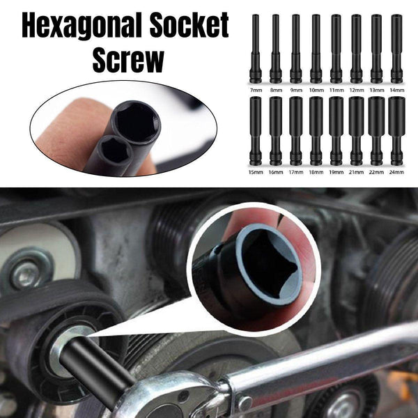 Hexagonal Socket Adapter Set For Electric Impact Wrench Power Drill Tool 24Mm Socket Wrenches