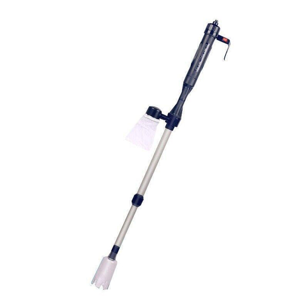 Battery Powered Aquarium Gravel Cleaner With Adjustable Siphon And Filter Bag Aquariums