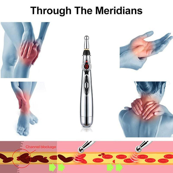 Accupuncture Electronic Massage Pen Energy Relief Pain Tool Meridian Therapy Massagers