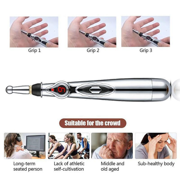 Accupuncture Electronic Massage Pen Energy Relief Pain Tool Meridian Therapy Massagers