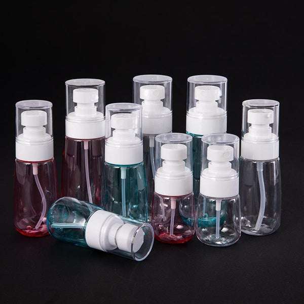 10Pcs Travel Emulsion Dispenser Bottle Press Pump Reusable Containers Blue 100Ml Travel Bottles & Containers
