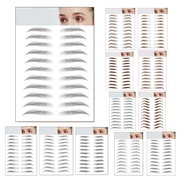 3D Waterproof Eyebrow Tattoo Sticker Hair Like Natural Brows For Sparse Eyebrows E10 Eyebrow Liner & Definition