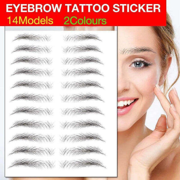 3D Waterproof Eyebrow Tattoo Sticker Hair Like Natural Brows For Sparse Eyebrows Jy09 Eyebrow Liner & Definition