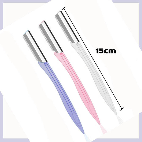 3 Piece Eyebrow Razor Kit For Women Facial Hair Removal And Brow Shaping Women's Shavers