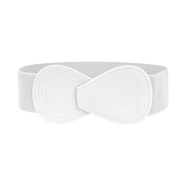 Fashion Belt Red Elastic Waist Cover Wide Women Black Bow Decoration Camel Belts