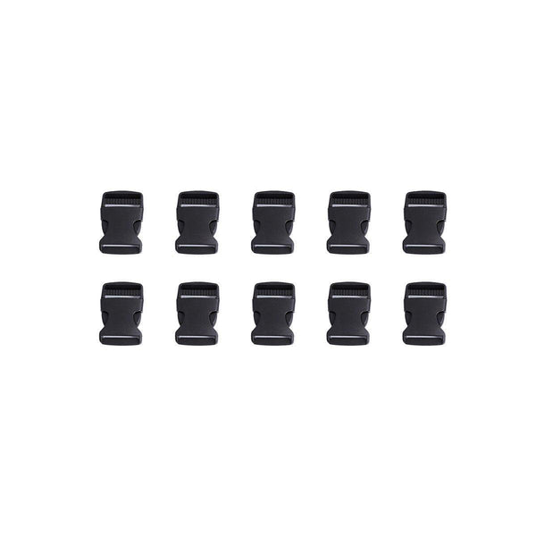 10Pcs Black Plastic Buckle Clips For School Bag Backpack Strap Multifunctional 32Mm Backpacks & Bags