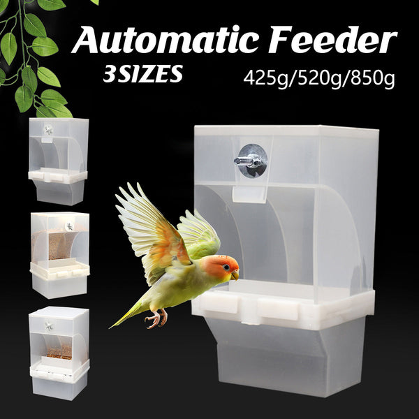 Automatic Bird Feeder Cage Accessories Automatic Feed Cage 425G Bird Feeders
