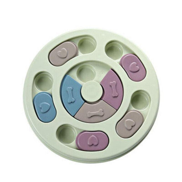 Dog Treat Dispenser Puppy Feeder Puzzle Game Interactive Toy Pet Training Supply Pink Dishes Feeders & Fountains
