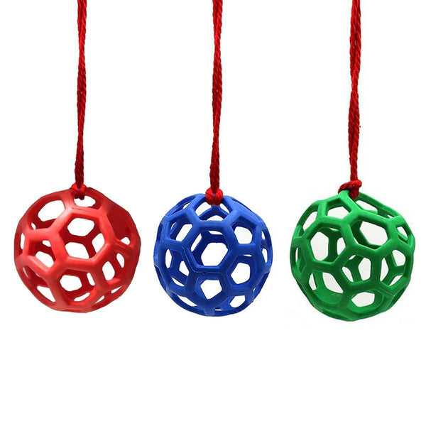 Hanging Hay Feeders Stable Polo Feeding Balls Toy For Horses And Livestock Blue Hay Nets & Bags