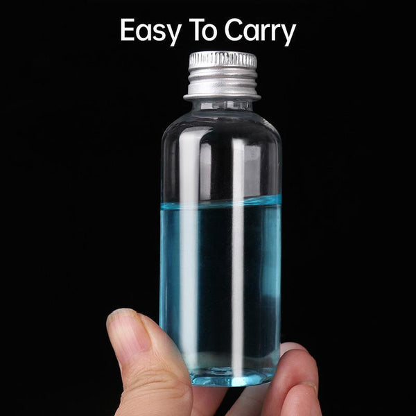 Clear Plastic Bottles With Aluminum Caps Liquid Dispenser Containers 30Ml 100Pcs Travel Bottles & Containers