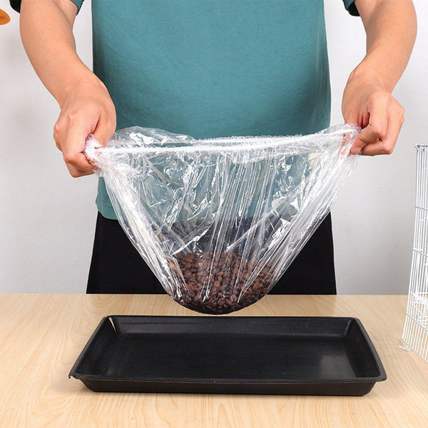 50Pcs Rabbit Cage Liners Disposable Plastic Mat Films Hamster Cleaning Pad Small Animal Supplies