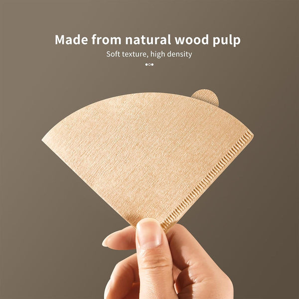 100Pcs Coffee Filter Paper Drip Cone Funnel Handmade Filters For Machine V01 Coffee Tea & Espresso Parts