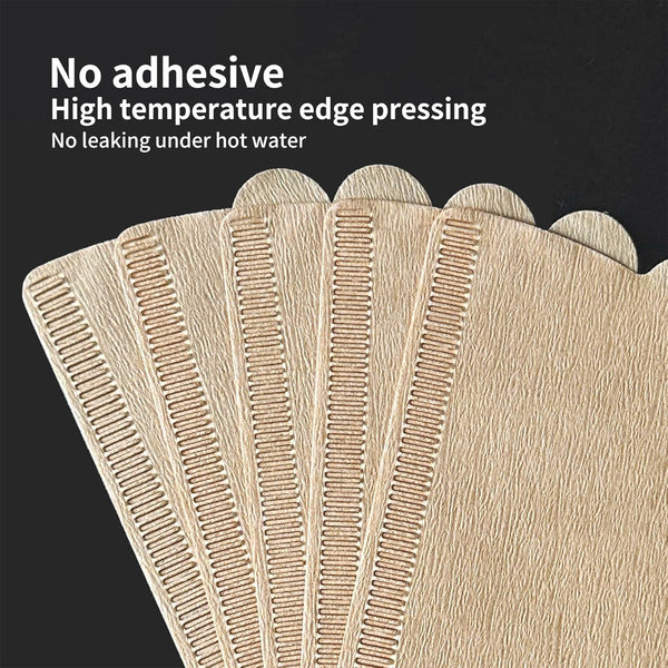 100Pcs Coffee Filter Paper Drip Cone Funnel Handmade Filters For Machine V01 Coffee Tea & Espresso Parts