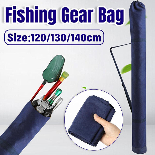 Outdoor Fishing Rod Bag Folding Storage Carrier Waterproof Case 120Cm Rod Cases Tubes & Racks