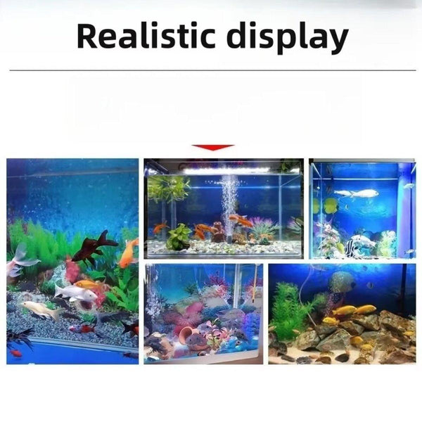 Aquarium Background Fish Tank Wallpaper Double Sided Decoration Sticker Paper H 40Cmx62cm Aquariums