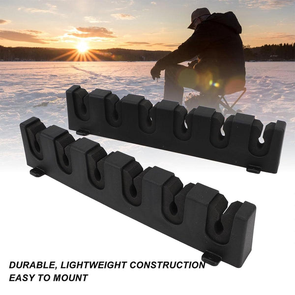 Wall Mounted Fishing Rod Holder Display Rack Sturdy Storage Stand Rod Rests & Holders