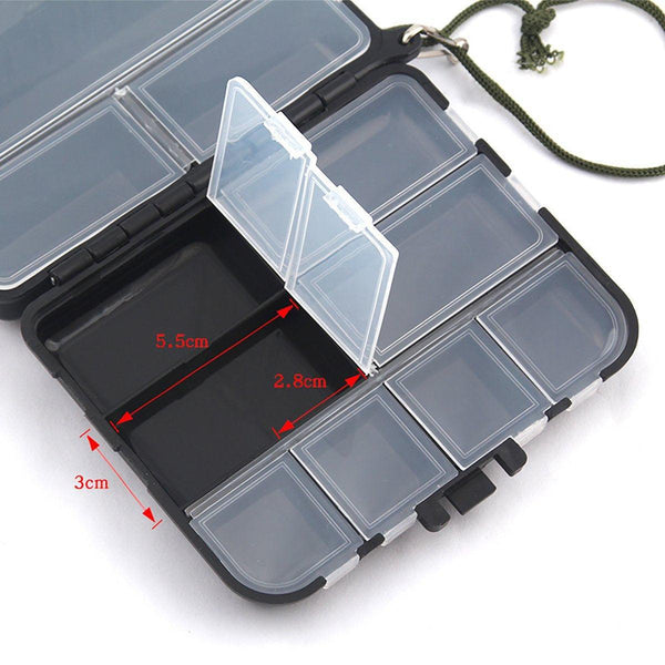 Fishing Accessories Storage Box With Hand Rope Hook Organizer For Gear Large Line Tools & Accessories