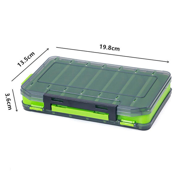 Multifunctional Fishing Bait Storage Box Accessories Gear Organizer Tool Green Large Tackle Boxes & Bags