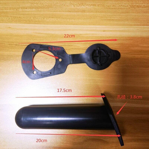 2Pcs With Cap Cover Fishing Boat Rod Holder For Kayak Pole Bracket Flush Mount Kayak Storage Racks