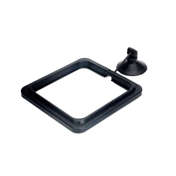 Fish Feeding Ring Aquarium Tank Feeder Floating Food Black Square Aquariums