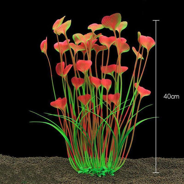 Aquarium 40Cm Artificial Simulation Water Plants Fish Tank Grass Decor Green Decorations