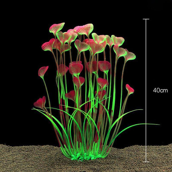 Aquarium 40Cm Artificial Simulation Water Plants Fish Tank Grass Decor Green Decorations
