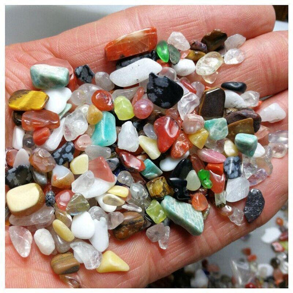 Colorful Mixed Stone Crystal Chips 100G Bulk Lot Pendulums