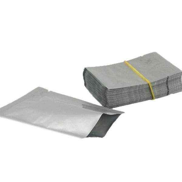 Silver Open Top Aluminum Foil Packaging Bags Heat Seal Vacuum Food Pouches 24X37cm Food Storage Bags
