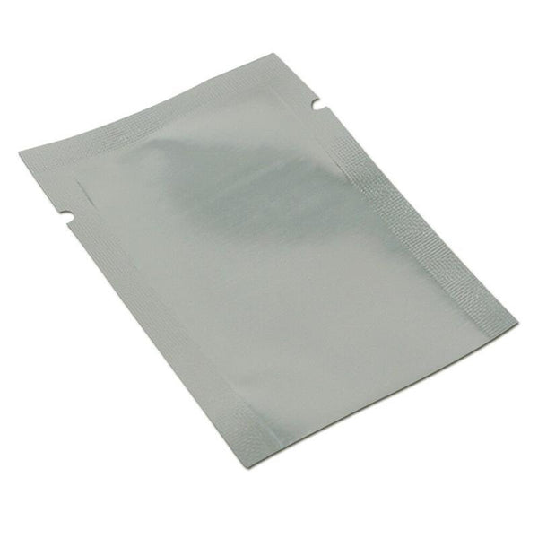 Silver Open Top Aluminum Foil Packaging Bags Heat Seal Vacuum Food Pouches 30X40cm Food Storage Containers
