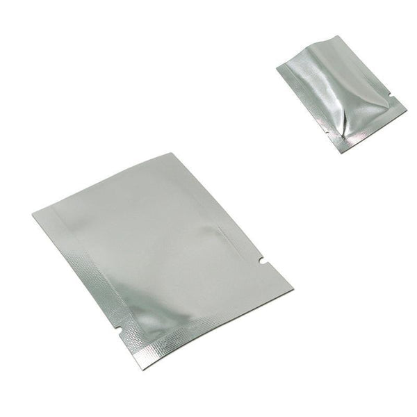 Silver Open Top Aluminum Foil Packaging Bags Heat Seal Vacuum Food Pouches 30X40cm Food Storage Containers