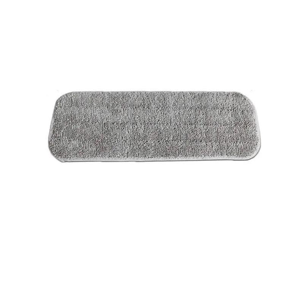 Replacement Microfiber Flat Mop Head Refill Floor Cleaning Pads Absorbent Cloths Grey Mop & Broom Accessories