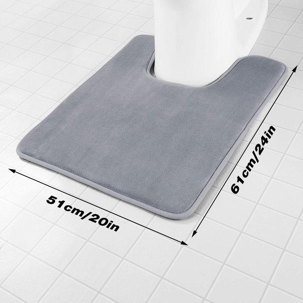 Water Absorbent Floor Mats For Home Doors Bedrooms Bathrooms Non Slip Bath Mats Rugs & Toilet Covers