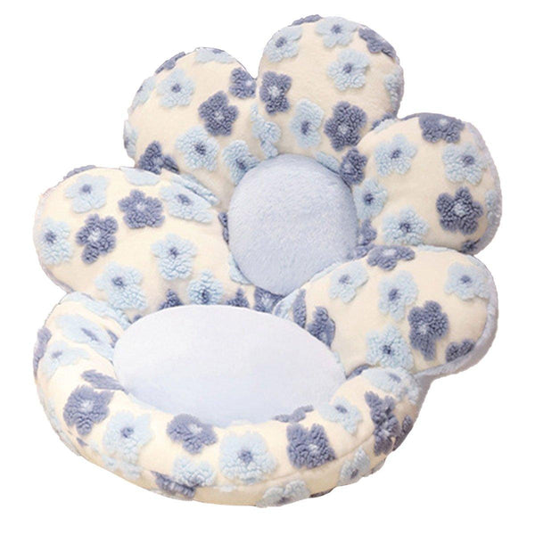 Cute Soft Seat Cushion Flower Shaped Lazy Sofa Pad For Office Chairs And Home Use Green Cushions & Decorative Pillows