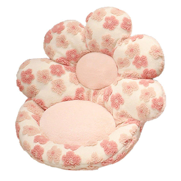 Cute Soft Seat Cushion Flower Shaped Lazy Sofa Pad For Office Chairs And Home Use Green Cushions & Decorative Pillows