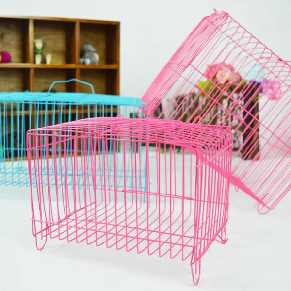 Small Bird Transport Collapsible Cage Travel Pet Carrier Portable Folding Small Animal Cages & Hutches