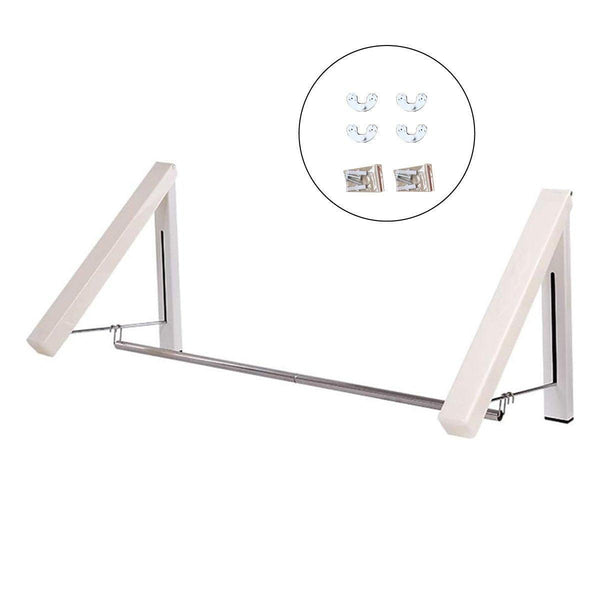 Mini Wall Hanging Retractable Clothes Drying Rack Space Saving Laundry Hanger Clothes Hangers