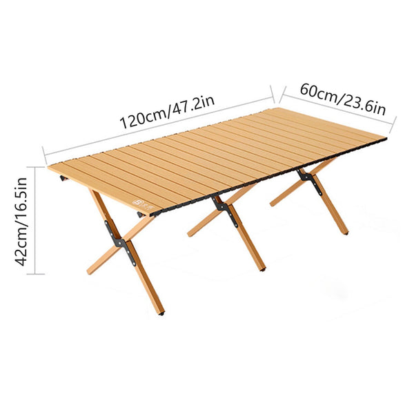 Folding Table Portable Picnic Camping Egg Roll Multi Function Outdoor Camping Tables