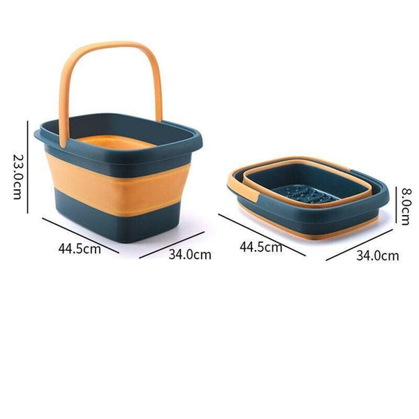 Folding Foot Spa Pedicure Bath Massage Tub Bucket Feet Basin Therapy Luxury Pink Other Massage