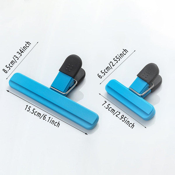12Pcs Plastic Bag Clips Food Storage Sealing Snack Sealer Multi Purpose Food Storage Bags