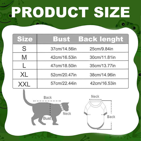 Warm Hooded Cartoon Frog Pet Clothes For Dogs And Cats Autumn Winter Vest M Dog Clothing & Shoes