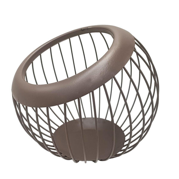 Creative Iron Melon Fruit Basket Capsule Holder Coffee Rack Dried Storage Storage Bins & Baskets