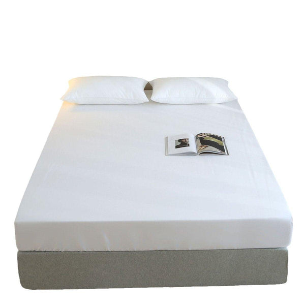 Single 96X200cm Hotel Bedding White Cotton Satin Bedspread Jet 80X80s Single Bed Quilts