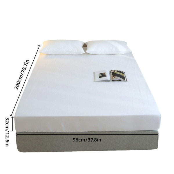 Single 96X200cm Hotel Bedding White Cotton Satin Bedspread Jet 80X80s Single Bed Quilts
