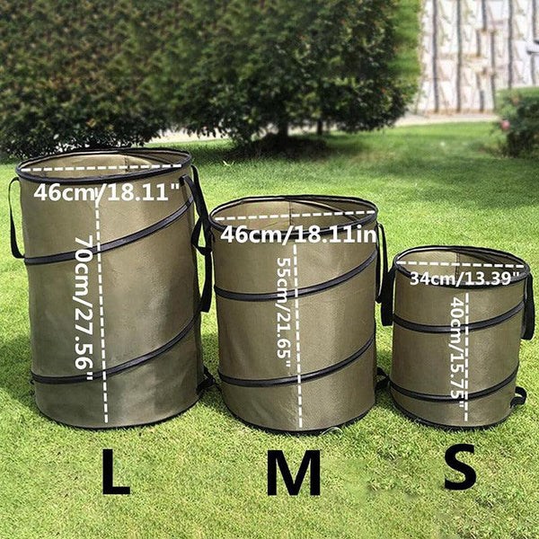 Collapsible Leaf Bin Outdoor Waste For Garden Yard Cleanup And Storage Garden Waste Bags