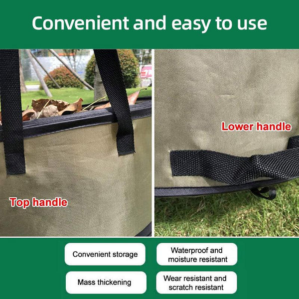 Collapsible Leaf Bin Outdoor Waste For Garden Yard Cleanup And Storage Garden Waste Bags